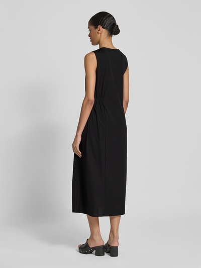 Weekend Max Mara Midi-jurk met plooien opzij, model 'TENEBRE' Zwart - 5