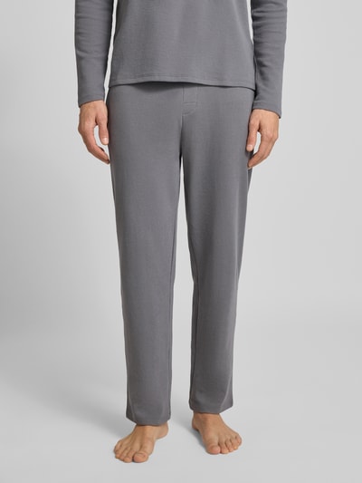 BOSS Relaxed Fit Sweatpants aus Baumwoll-Mix Dunkelgrau 4
