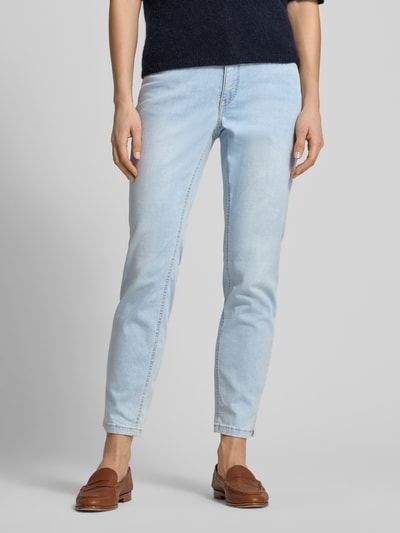 MAC Jeans o kroju slim fit z mieszanki bawełny model 'DREAM SUMMER' Jasnoniebieski 4