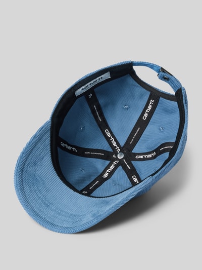 Carhartt Work In Progress Basecap mit Logo-Stitching Modell 'HARLEM' Blau 2