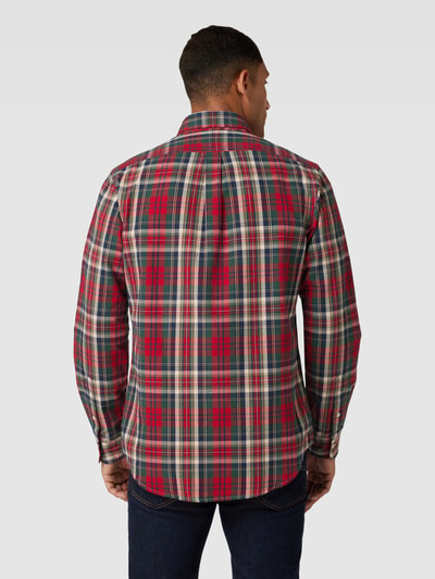 Polo Ralph Lauren Custom Fit Freizeithemd mit Tartan-Karo Rot 5