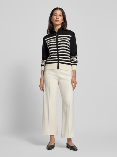 LIU JO SPORT Kurtka o kroju regular fit z imitacji dzianiny z mieszanki wiskozy Czarny 1