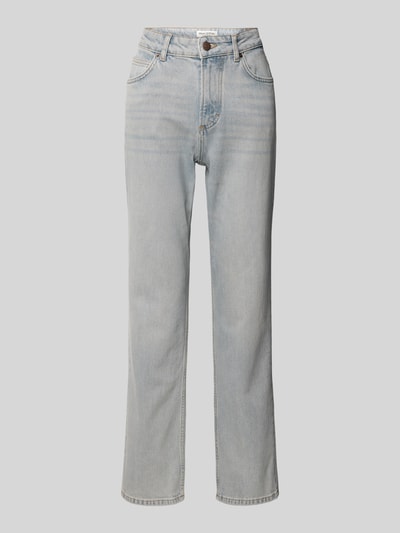 Marc O'Polo Flared Fit Jeans aus Bio-Baumwoll-Lyocell-Mix Modell 'KIRUNA' Hellblau Melange 2