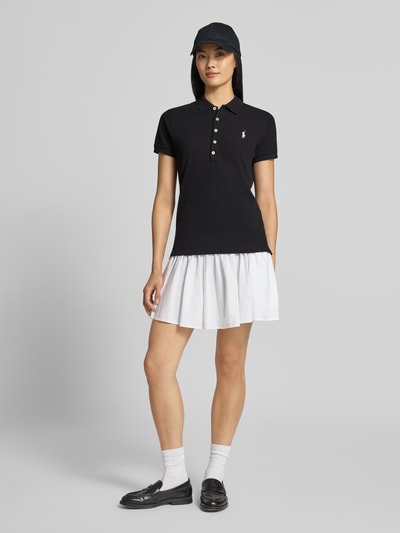 Polo Ralph Lauren Slim Fit Poloshirt aus Baumwoll-Mix Black 1
