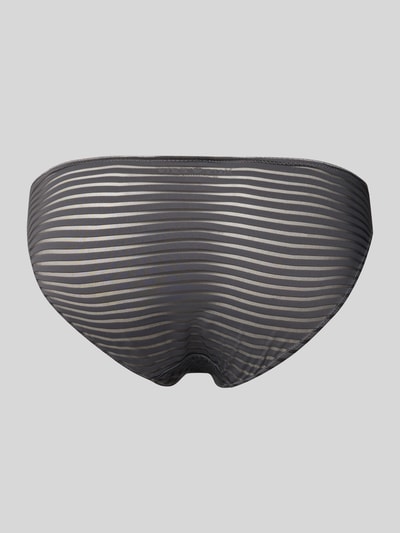 Marc O'Polo Figi z półprzezroczystym wzorem w paski Czarny 3