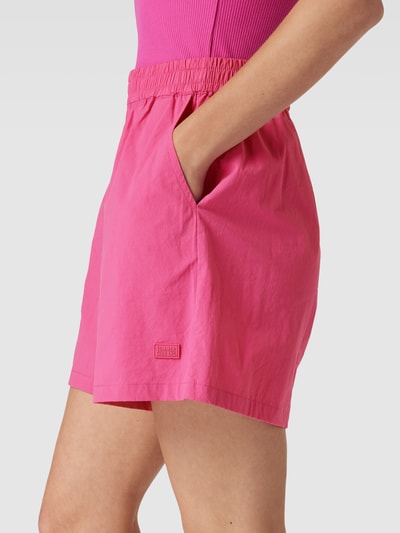 Jake*s Casual Bermuda met elastische band Roze - 3