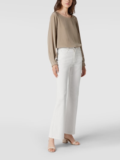 Weekend Max Mara Bootcut Midrise Jeans mit Stretch-Anteil Weiss 1