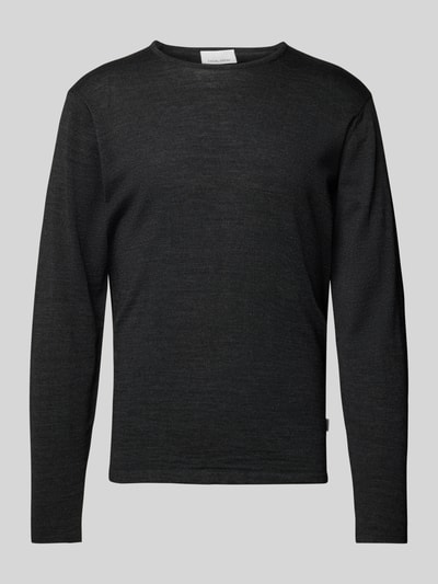 Casual Friday Pullover van wolmix Donkergrijs - 2