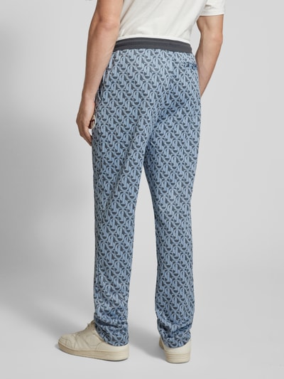 SERGIO TACCHINI Regular fit sweatpants met tunnelkoord, model 'PERRY' Lichtblauw - 5