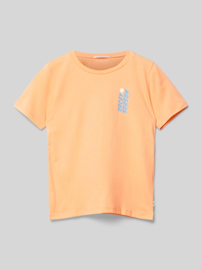 Tom Tailor T-Shirt mit Statement-Print Apricot 1