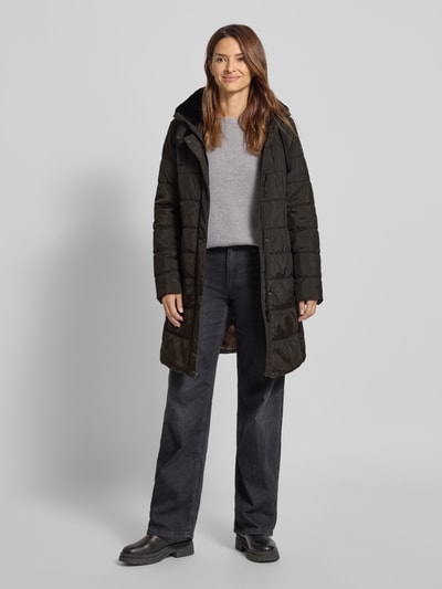 Fuchs Schmitt Steppmantel mit Kapuze Black 1