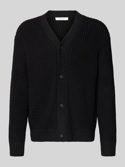 SELECTED HOMME Regular Fit Strickjacke aus reiner Baumwolle Modell 'DERECK' Black 2