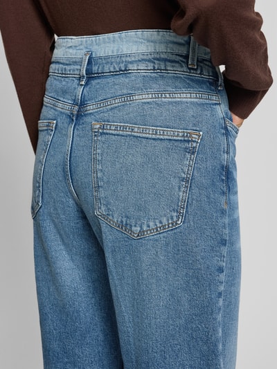 s.Oliver RED LABEL Wide leg jeans van katoenmix, model SURI' Jeansblauw - 3