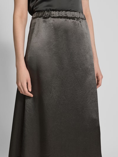 MM by Max Mara Maxirock mit elastischem Bund Modell 'NUEVO' Oliv 3