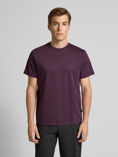 JOOP! Collection Regular Fit T-Shirt aus reiner Baumwolle Modell 'Cosmo' Purple 4