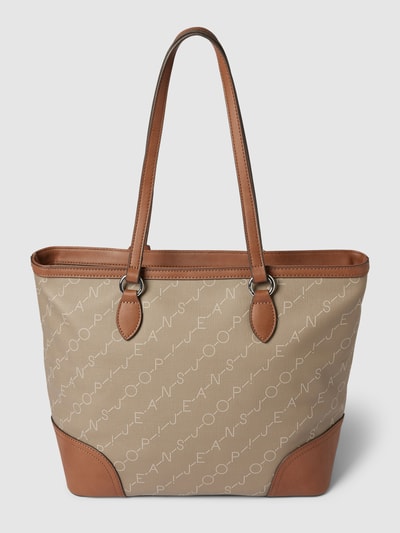 JOOP! Jeans Shopper mit Label-Print Modell '1.0 Lara' Taupe 4