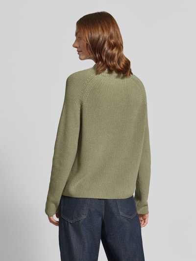 Marc O'Polo Regular fit pullover van puur katoen Rietgroen - 5