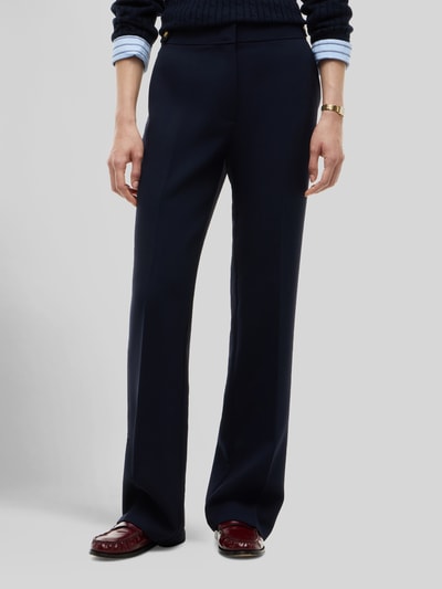 Tommy Hilfiger High Waist Stoffhose mit Goldknöpfen Marine 4