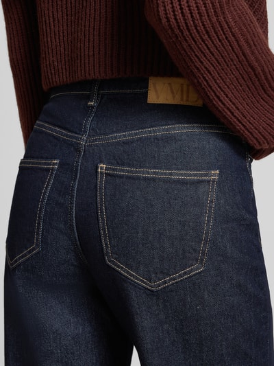 Vero Moda Wide Leg Jeans aus Baumwoll-Mix Modell 'TESSA' Dunkelblau 3