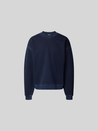 Dsquared2 Sweatshirt mit gerippten Abschlüssen Marine 2