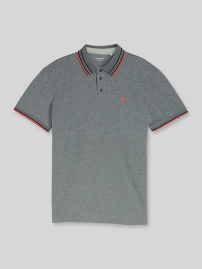 Tom Tailor Regular Fit Poloshirt mit Kontrastkragen Lind 2