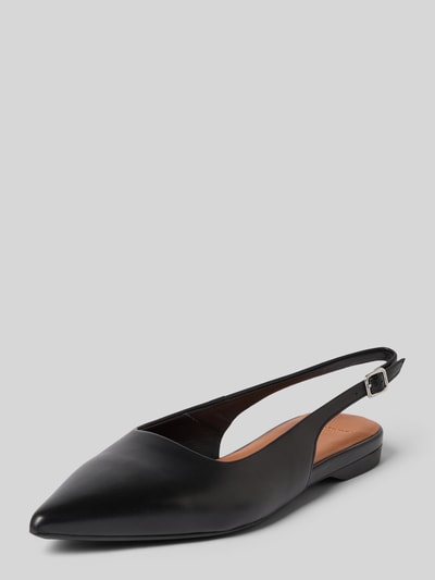 Produktfoto, Slingbacks aus echtem Leder Modell 'HERMINE' von Vagabond, Optik: Unifarben, Schuhspitze, Blockabsatz, Dornschließe, leicht strukturierte Sohle