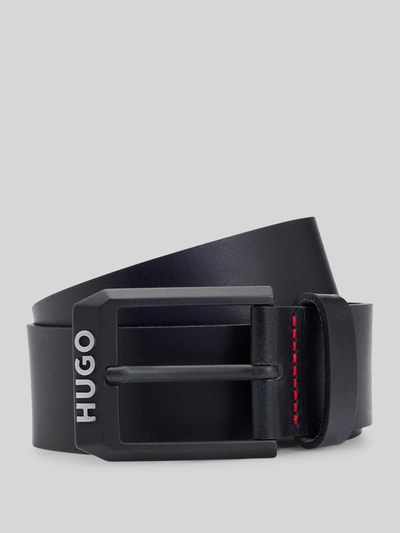 HUGO Gürtel aus echtem Rindsleder Modell 'GELIO-B' Black 2