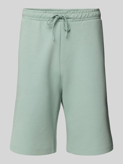 BOSS Green Regular Fit Sweatshorts mit elastischem Bund Modell 'Headlo' Mint 2