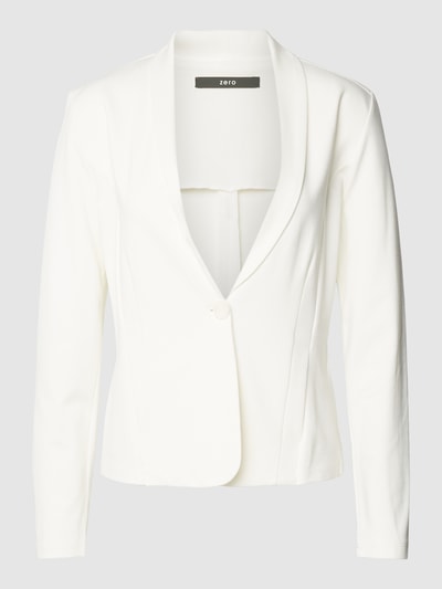 Zero Blazer met platte kraag Offwhite - 1