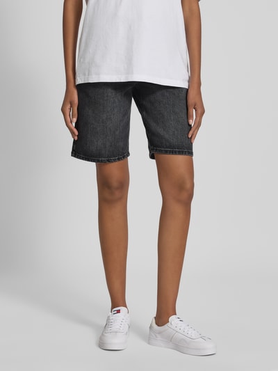 Only Regular Fit Jeansshorts mit weitem Bein Modell 'SONNY' Black 4