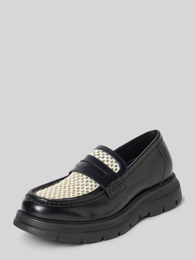 Steve Madden Loafer mit Kontrastbesatz Modell 'RAIDEN' Black 1