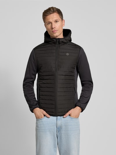 Jack & Jones Pikowana kurtka zapinana na zamek błyskawiczny model ‘MULTI QUILTED JACKET’ Czarny 4
