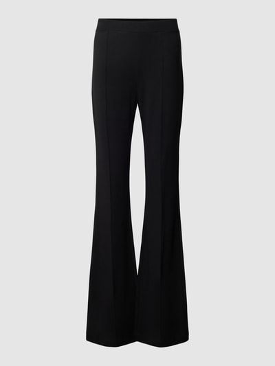 Armedangels Flared broek met elastische band, model 'LEYLAARI' Zwart - 2