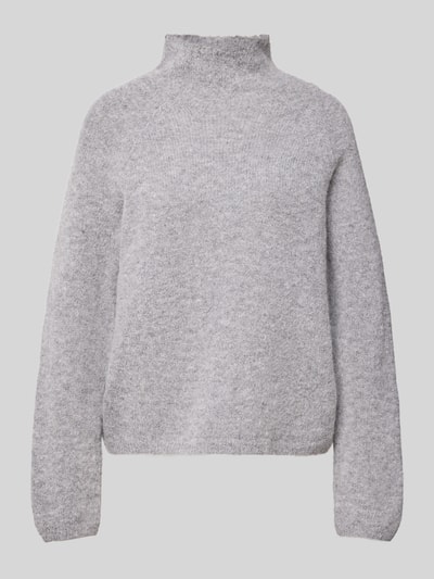 Drykorn Sweter z dzianiny z prążkowanymi wykończeniami model ‘SARWEN’ Antracytowy melanż 2