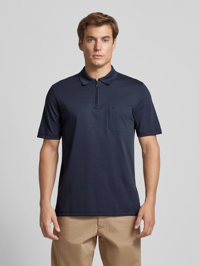 RAGMAN Regular Fit Poloshirt mit Brusttasche Marine 4