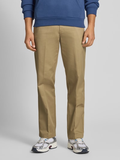 Dickies Straight Fit Stoffhose mit Gesäßtaschen Beige 4