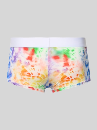 Produktfoto, Trunks im Allover-Look mit elastischem Bund von WOH, mieszanka materiałów z dodatkiem streczu, dopasowany krój, wzór na całej powierzchni, kolorowe odcienie, gładka tekstura