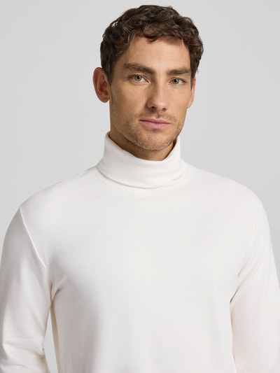 Tom Tailor Regular fit coltrui van katoenmix Offwhite - 3