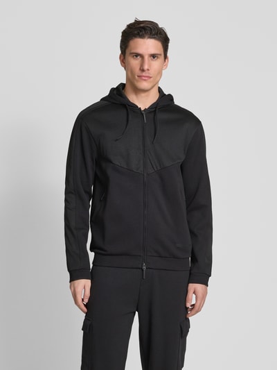 EA7 Emporio Armani Sweatjack met capuchon Zwart - 4