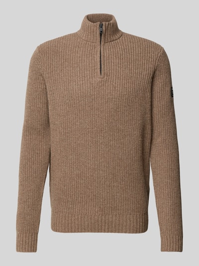 ECOALF Strickpullover mit Stehkragen Modell 'DRAGOALF' Camel 2