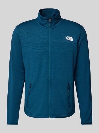 The North Face Sweatjacke mit Label-Print Petrol 2