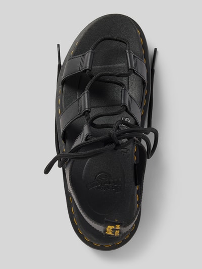 Dr. Martens Sandalen met vetersluiting, model 'NARTILLA' Zwart - 3