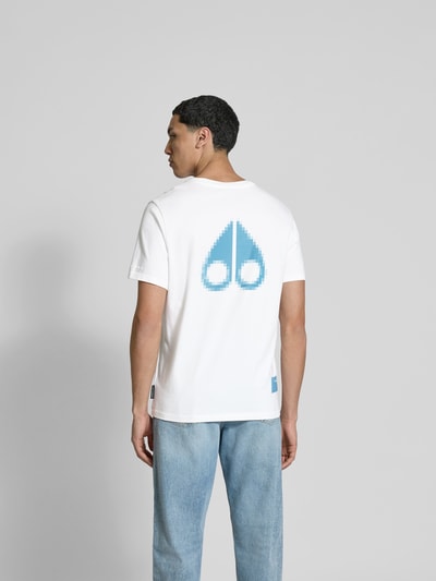 Moose Knuckles T-Shirt mit Label-Print Weiss 5