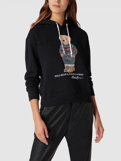 Polo Ralph Lauren Hoodie mit 'Polo Bear'-Print Black 4