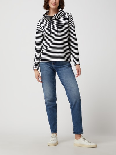 Tom Tailor Sweatshirt mit Tube Collar  Marine 1