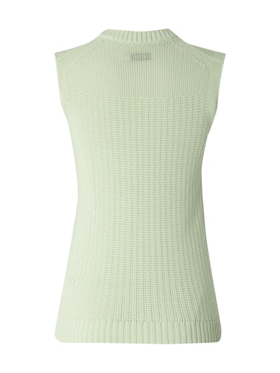 Calvin Klein Womenswear Pullunder mit wechselndem Maschenbild Mint 3