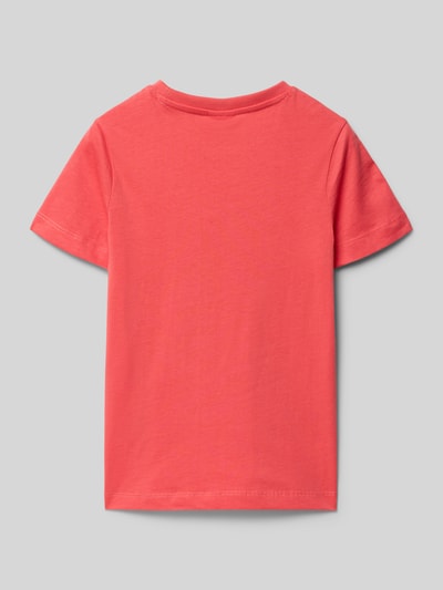 s.Oliver RED LABEL Regular Fit T-Shirt aus reiner Baumwolle Rot 3