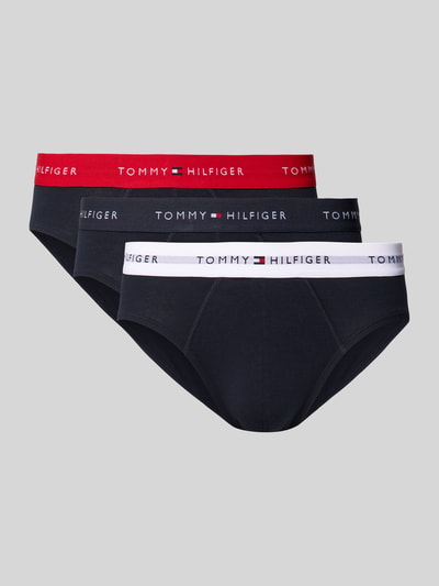 Tommy Hilfiger Slip mit elastischem Label-Bund Marine 1