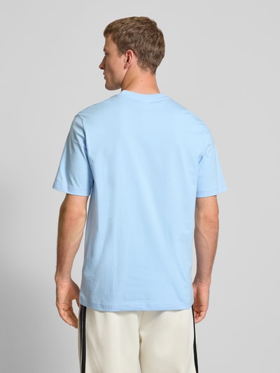 adidas Sportswear T-shirt met labelstitching en ronde hals Bleu - 5