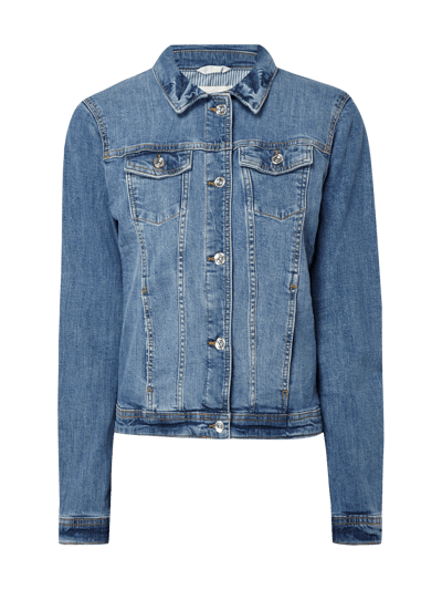 Tom Tailor Rinsed Washed Jeansjacke mit Stretch-Anteil Jeansblau 2